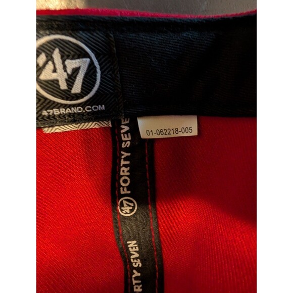 47 Brand MLB LA Angels Red Hat Fitted Cap Baseball Game Day Genuine Merchandise - Picture 5 of 13